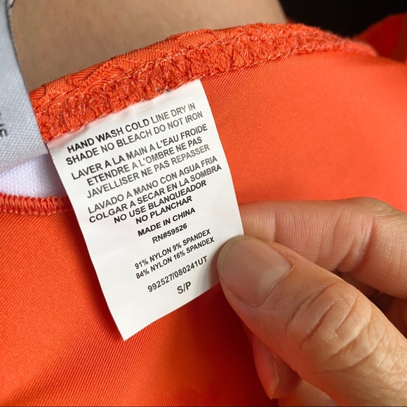 NEW BECCA crochet halter orange 2-piece - Picture 5 of 7